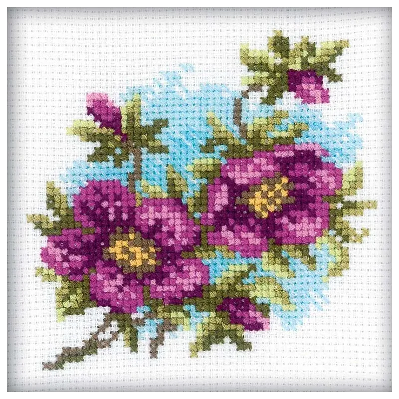 Cross-stitch kit "Hellebore" H176