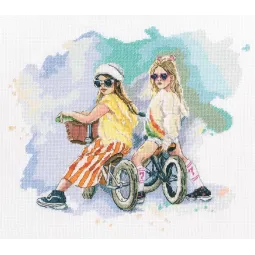 Cross-stitch kit „Children's gang” M824