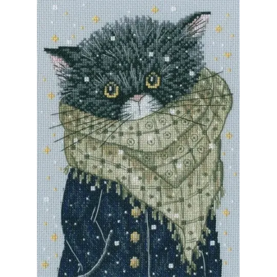Cross-stitch kit "There were cats. Looking for you, my fish..." M916