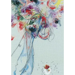 Cross-stitch kit "Color outside your lines" M703
