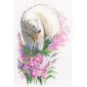 Cross-stitch kit "Polar bear" M971