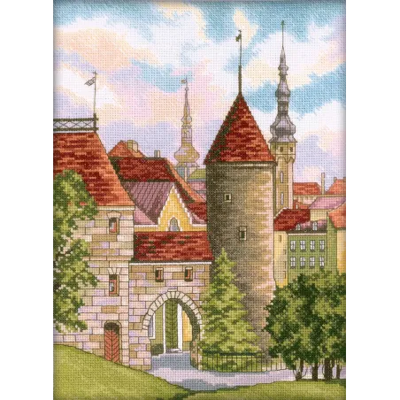 Kryželių siuvinėjimo rinkinys ''Old Tallinn'' M201
