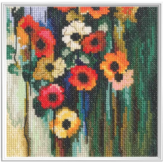 Kreuzstich-Sets "Offenbarung der Farbe" 13x13 RTOC442