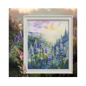 Наборы для вышивания крестиком "Люпины на солнце" 19x23 RTOM1066