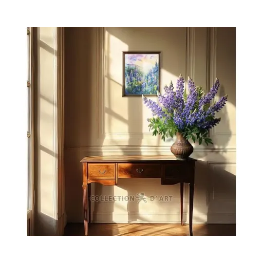 Kreuzstichpackungen "Lupinen im Sonnenlicht" 19x23 RTOM1066