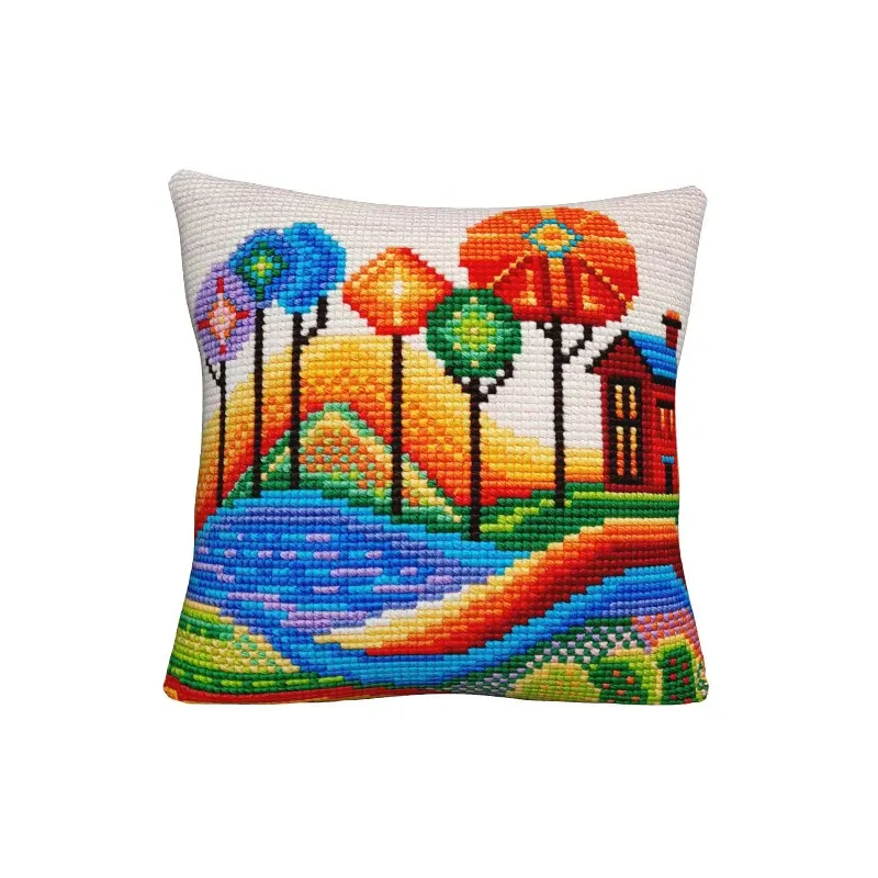 Pagalvėlės rinkinys Mėlynas Ežeras 40x40 CDA5505