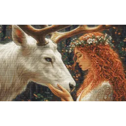 Cross Stitch Kit. "The Gentle Spirit of the Forest" 33 x 20 cm SG724