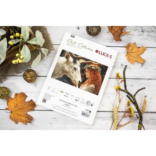 Cross Stitch Kit. "The Gentle Spirit of the Forest" 33 x 20 cm SG724