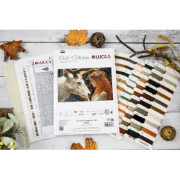 Cross Stitch Kit. "The Gentle Spirit of the Forest" 33 x 20 cm SG724