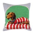 Cushion kit Dachshund on Couch 40x40 CDA5510