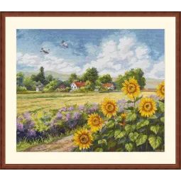 Kit de point de croix "Le Chemin du Retour" 32x37,5 cm SK273