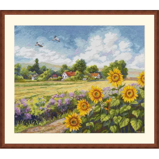 Kit de point de croix "Le Chemin du Retour" 32x37,5 cm SK273