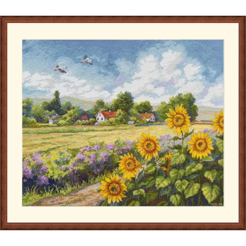 Kit de point de croix "Le Chemin du Retour" 32x37,5 cm SK273