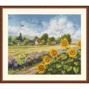 Kit de point de croix "Le Chemin du Retour" 32x37,5 cm SK273