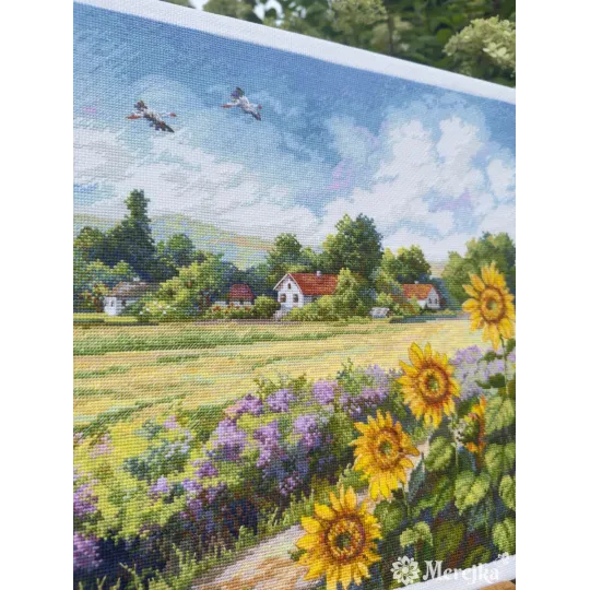 Kit de point de croix "Le Chemin du Retour" 32x37,5 cm SK273