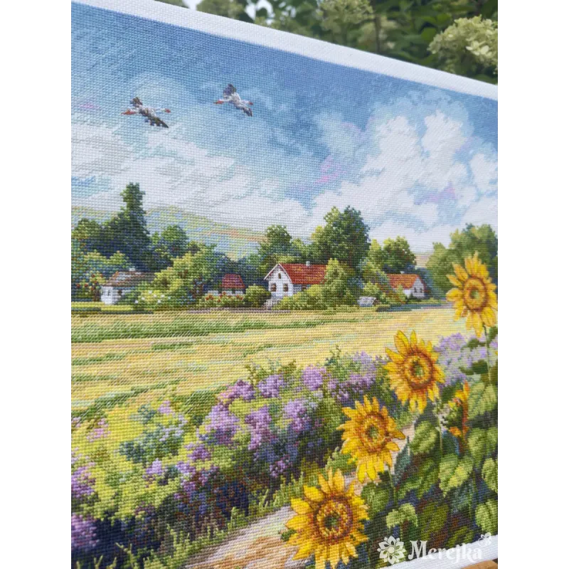 Kit de point de croix "Le Chemin du Retour" 32x37,5 cm SK273