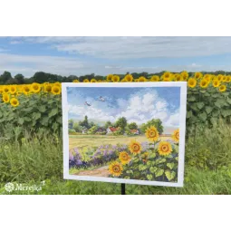 Kit de point de croix "Le Chemin du Retour" 32x37,5 cm SK273