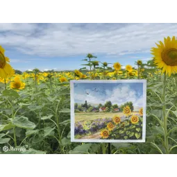 Kit de point de croix "Le Chemin du Retour" 32x37,5 cm SK273