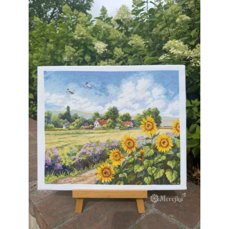 Kit de point de croix "Le Chemin du Retour" 32x37,5 cm SK273