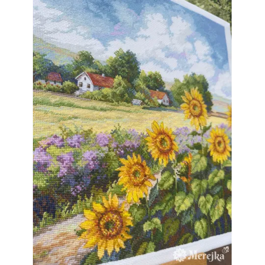 Kit de point de croix "Le Chemin du Retour" 32x37,5 cm SK273