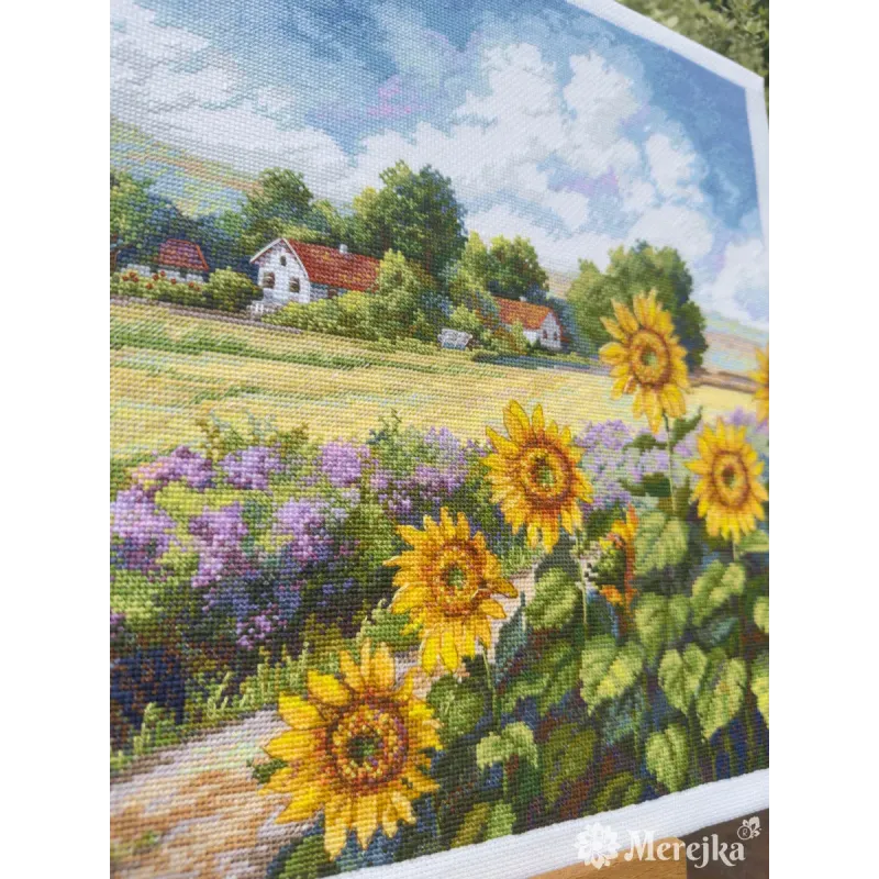 Kit de point de croix "Le Chemin du Retour" 32x37,5 cm SK273