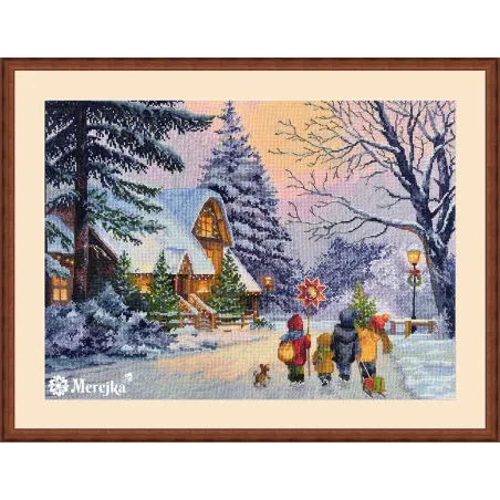 Cross stitch kit "Carol of the Bells" 30x41 cm SK289