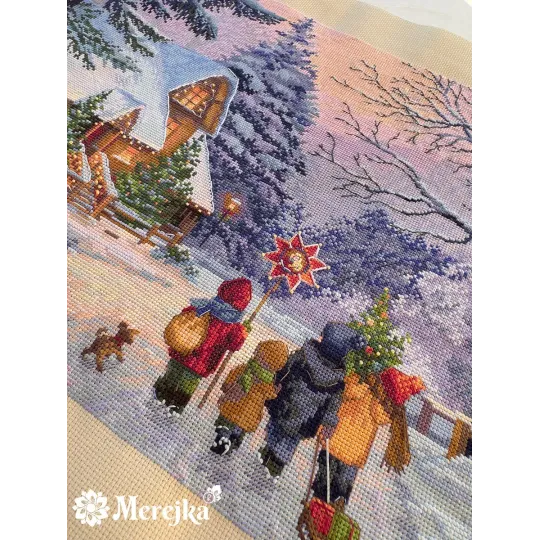 Kit point de croix "Carol of the Bells" 30x41 cm SK289