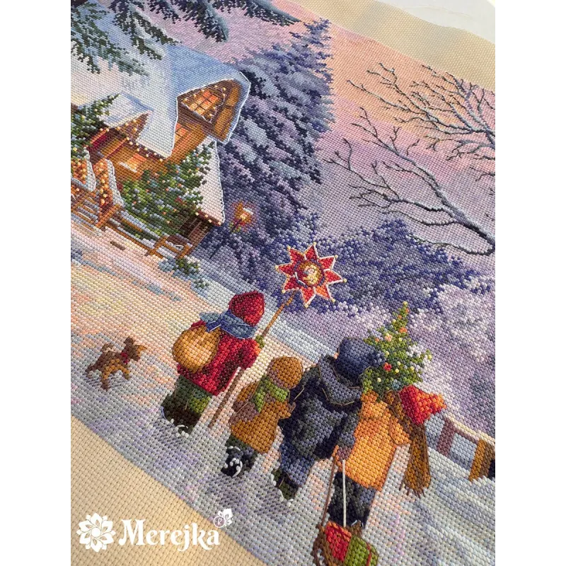 Набор для вышивания крестиком "Carol of the Bells" 30x41 см SK289