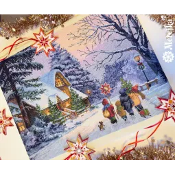 Cross stitch kit "Carol of the Bells" 30x41 cm SK289