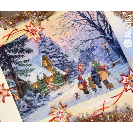 Набор для вышивания крестиком "Carol of the Bells" 30x41 см SK289