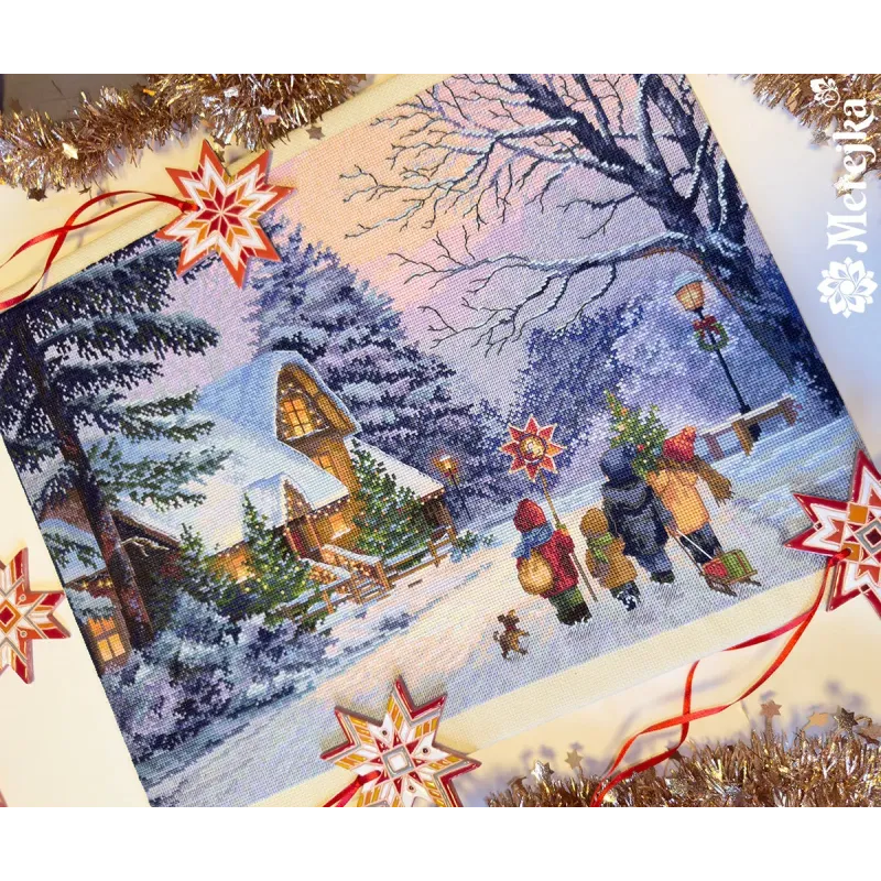 Kreuzstich-Set "Carol of the Bells" 30x41 cm SK289