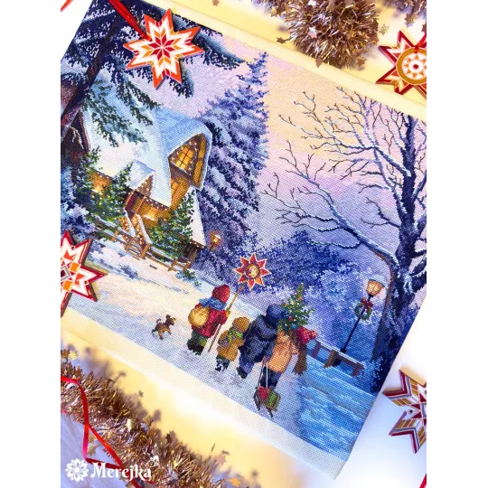 Kreuzstich-Set "Carol of the Bells" 30x41 cm SK289