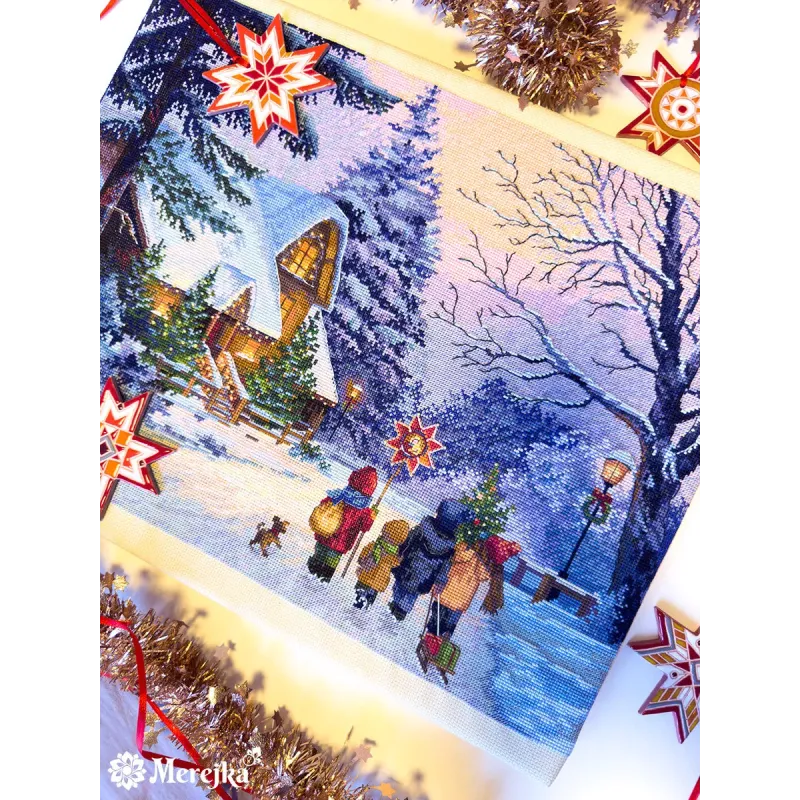 Набор для вышивания крестиком "Carol of the Bells" 30x41 см SK289