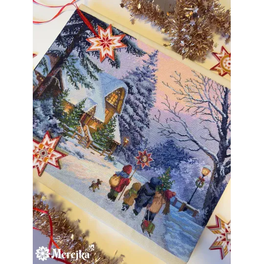 Kreuzstich-Set "Carol of the Bells" 30x41 cm SK289