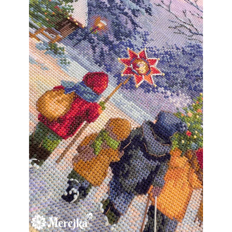 Kit point de croix "Carol of the Bells" 30x41 cm SK289