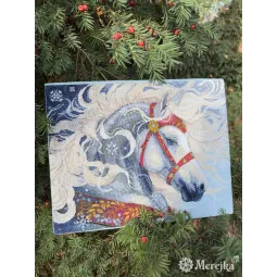 Siuvinėjimo kryželiu rinkinys "Sniegas" 31x40 cm SK290
