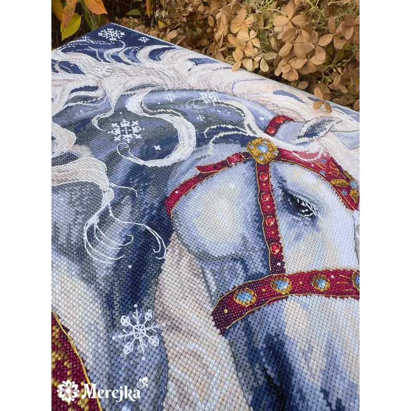 Kreuzstich-Set "Schneesturm" 31x40 cm SK290