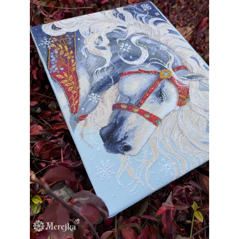 Siuvinėjimo kryželiu rinkinys "Sniegas" 31x40 cm SK290