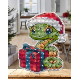 (S) Cross stitch kit "Magnet. Snake" S1622