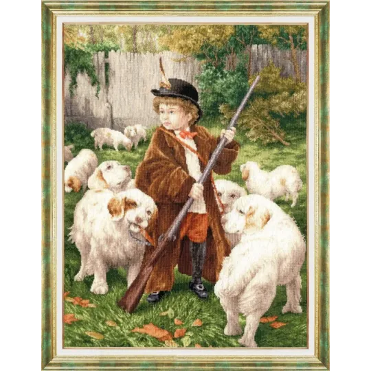 Kryželiu siuvinėjimo rinkinys "Naujas Sargas" 48x35,5 cm S/MK118