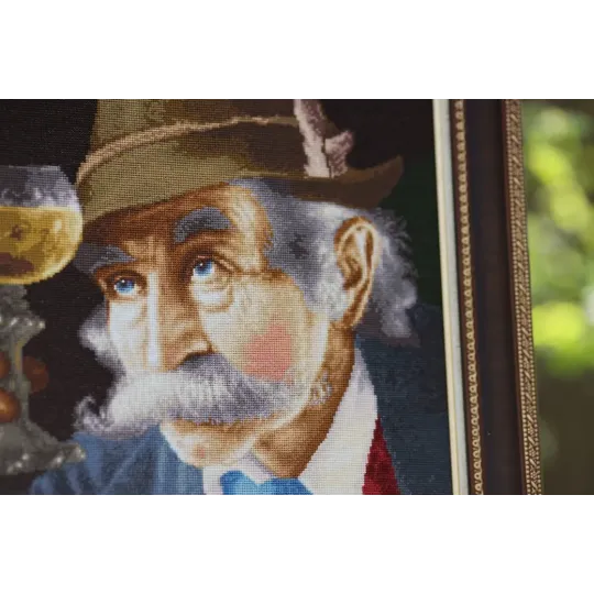 Cross stitch kit "Wine Connoisseur" 31.5x41 cm S/MK114