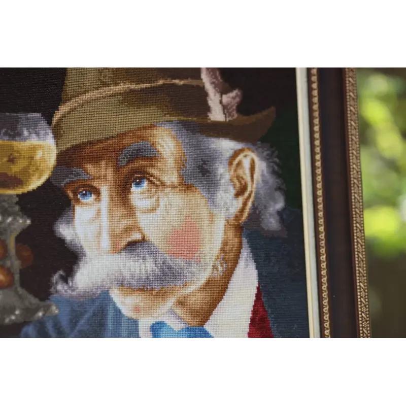 Cross stitch kit "Wine Connoisseur" 31.5x41 cm S/MK114