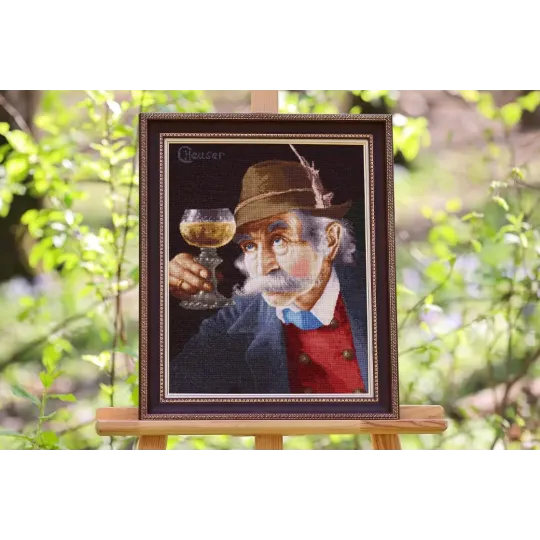 Cross stitch kit "Wine Connoisseur" 31.5x41 cm S/MK114