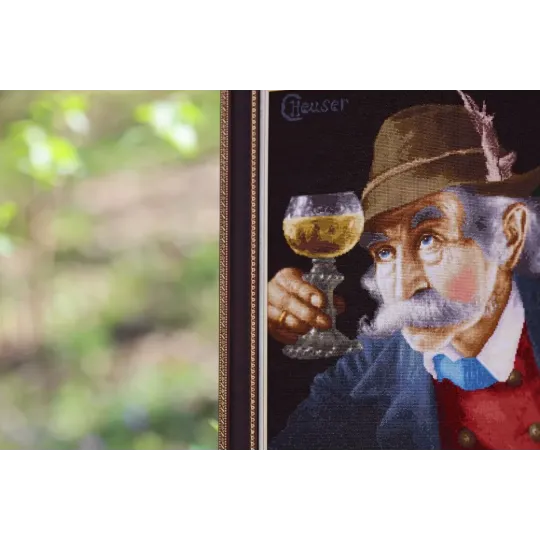 Cross stitch kit "Wine Connoisseur" 31.5x41 cm S/MK114