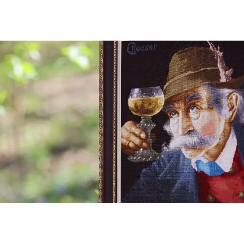 Cross stitch kit "Wine Connoisseur" 31.5x41 cm S/MK114