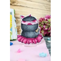 Kit point de croix "Fashionista" 10x9 cm SR-897