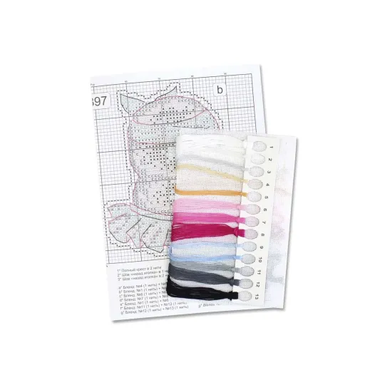 Набор для вышивания "Модница" 10x9 см SR-897
