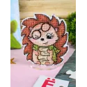 Kit de point de croix "Hérisson malicieux" 10x9 cm SR-894