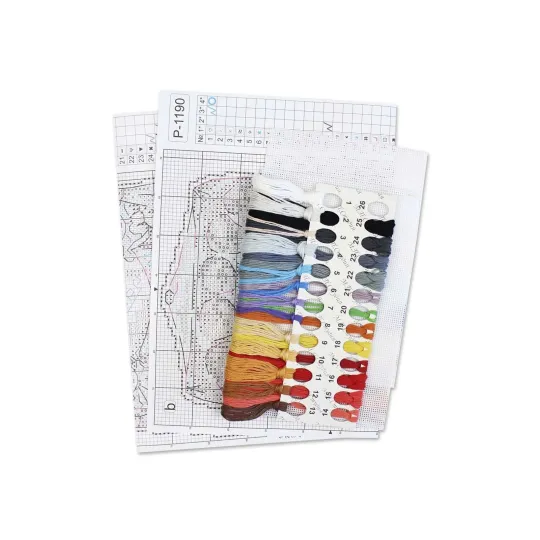Kreuzstich-Set "Theater" 17x13 cm SR-1190