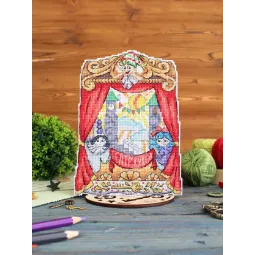 Набор для вышивания крестиком "Театр" 17x13 см SR-1190